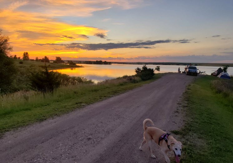 Cow Creek Recreation Area, South Dakota, USA